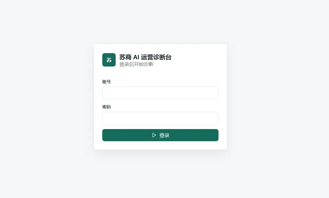 电商 BI 诊断台脱敏截图